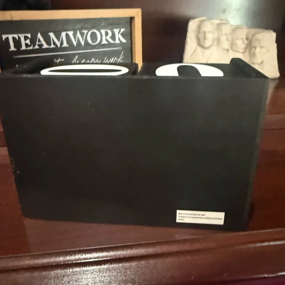 Black Wooden Perpetual Calendar
